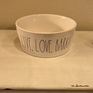 Rae Dunn Live, Love, Bark Dog Bowl